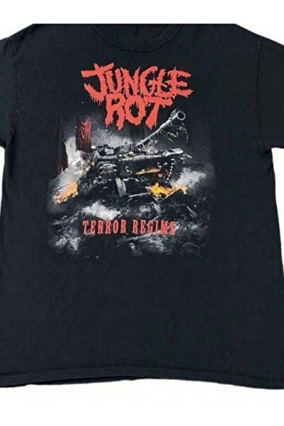 799 تي شيرت Band Jungle Rot - Terror Regime Rock للجنسين جميع المقاسات من S إ...