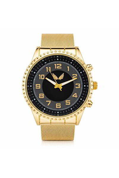 Watch Ceas barbatesc, bratara metalica, Casual, Ulysses, Auriu, CB169