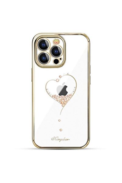 Kingxbar Husă de protecție pentru iPhone 14 Pro Max, aurie