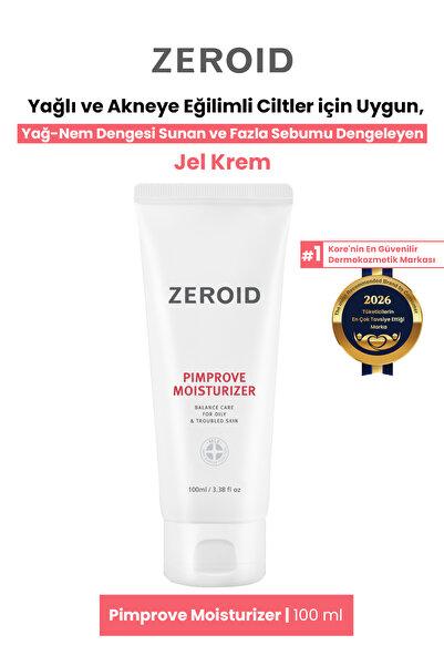 zeroid Gel Cream Providing Oil-Moisture Balance for Acne-Prone Skin Pimprove ...