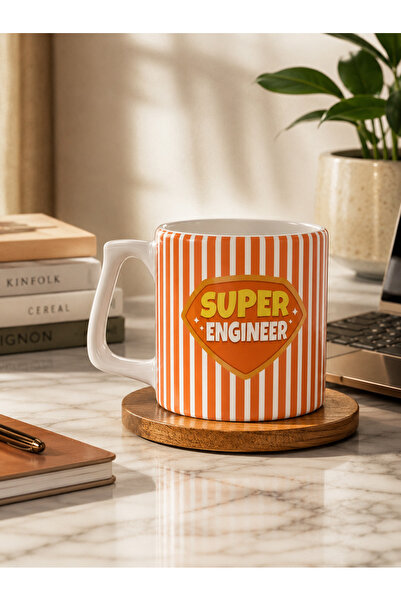 Eylül Design Super Engineer Designed Ceramic Mug - Special Gift for Engineers...