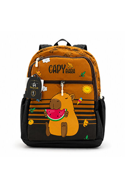 Sentor Capybara Primary School Bag Brown 319274