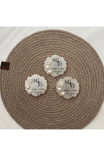 minik Magnet Nişan, nikah Epoksi hediyelik magnet (10 adettir)