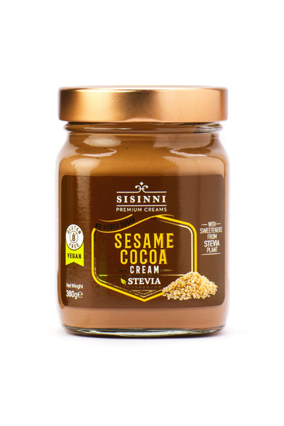 Sisinni ΤΑΧΙΝΙ ΜΕ STEVIA 380gr. - (ΚΑΚΑΟ) (ΒΑΖΟ)