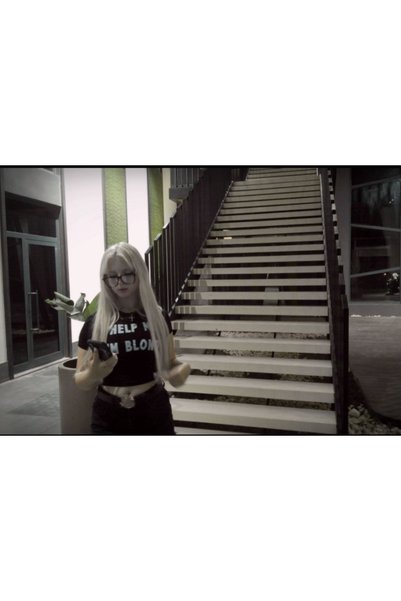 StartMore Ajută-mă, sunt blondă! Tricou scurt pentru fete, tricou crop top