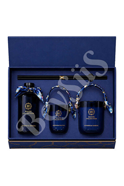 BeySüS Haute Collection Precious Çiçek Bahçesi Lüks Ev Kokusu Hediye Seti Çub...