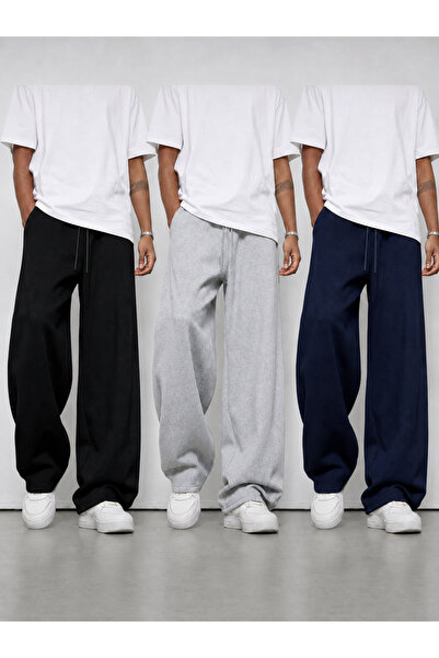 BERYY MODA Pachet economic: Pantaloni de trening pentru bărbați, cu picior la...
