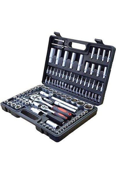 Campion Set de chei tubulare, Campion, 108 piese, negru