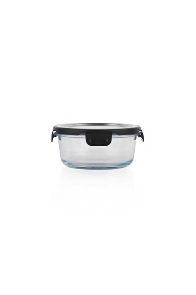 Schafer Retro Kilitli Saklama Kabı Yuvarlak 600 ML-Inox