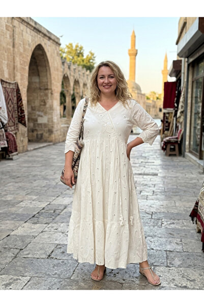 Aashiv's Collection Plus Size Dress, Oversized Comfortable Cut Flowy Mother's...