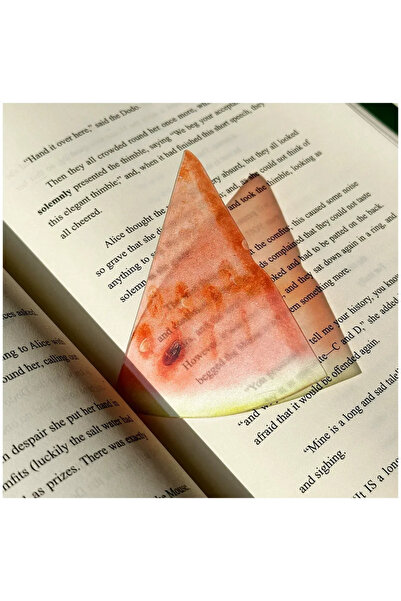 Choice1 watermelon New exquisite transparent acrylic bookmark reading mark gi...