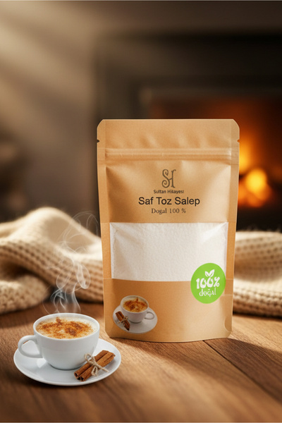 Sultan Hikayesi Doğal Sahlep (Salep) Tozu 75 gr – İçecek ve Dondurma İçin