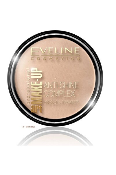 Eveline Pudra compacta Art-Make Up Anti-Shine Complex, 37 WARM BEIGE