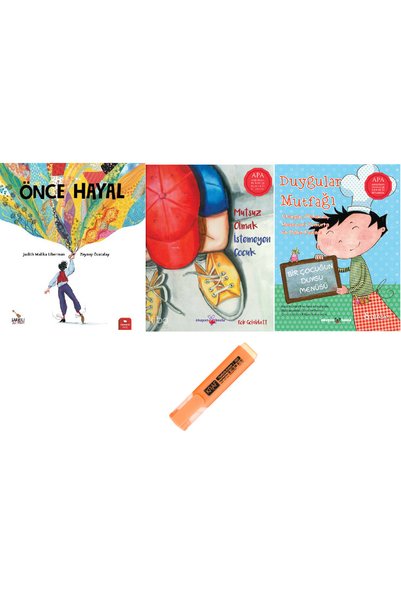 Redhouse Kidz Yayınları Önce Hayal + Mutsuz Olmak İstemeyen Çocuk + Duygular ...