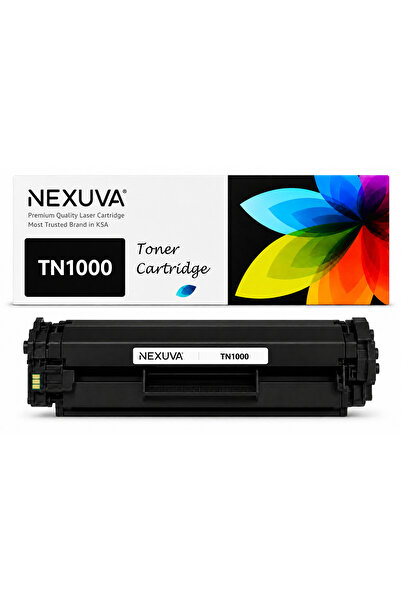 Nexuva خرطوشة حبر أسود متوافقة مع Brother TN1000 - إنتاجية عالية