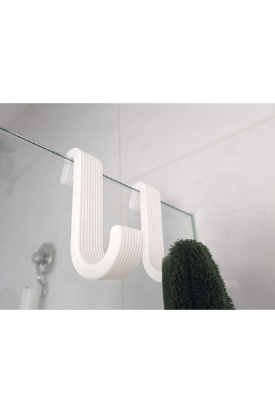 STRAWLİN MAISON Duşakabin Cam Askılığı – Delmesiz 3D Baskı | Banyo Düzenleyic...