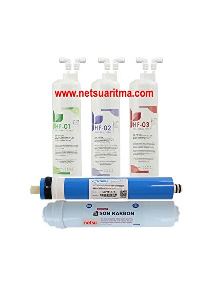 HF Filtre, Vontron Membranlı Kapalı Kasa Su Arıtma Cihazı Filtresi,5 li Filtr...