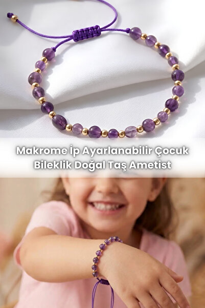 Elifsu Jewelry Bijou Bracelets - Purple - Natural Stone