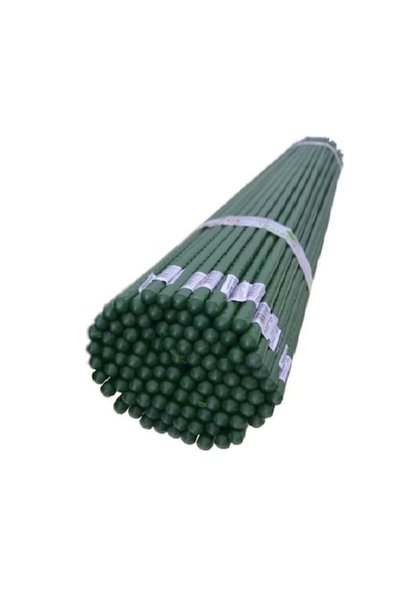 Sidef Suport pentru plante, verde metalic, PE, 16 mm x 180 cm, 30 buc.