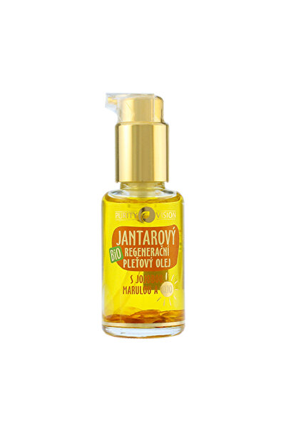 Purity Vision Ulei Facial Organic de Chihlimbar Profund Regenerant 45 ml