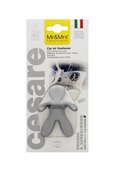 Mr&Mrs Fragrance Mr&Mrs; Odorizant auto Cesare Portocală și Lemn de Santal, a...