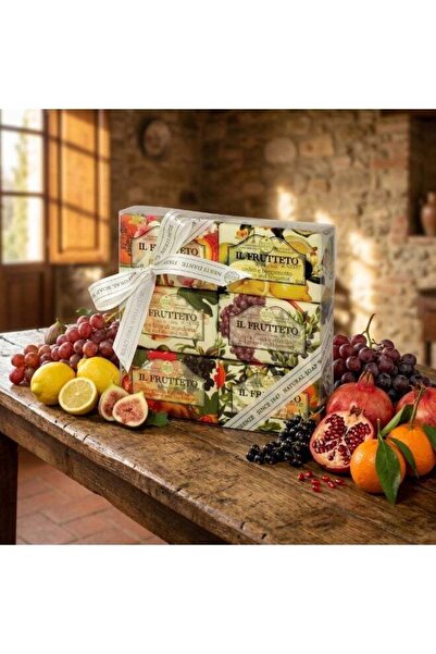 Nesti Dante Il Frutteto Luxury Italian Soap Gift Set – 6 Natural Vegetable So...