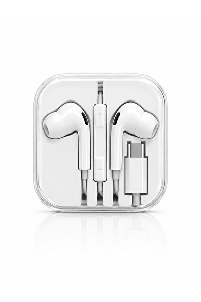 GALİO DELUXE Type-C Kablolu Stereo Kulaklık Beyaz Android Uyumlu