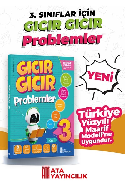 Ata Yayıncılık 3. Sınıf Gıcır Gıcır Problemler