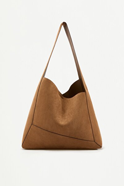 LEFTIES Asimetrik shopper çanta