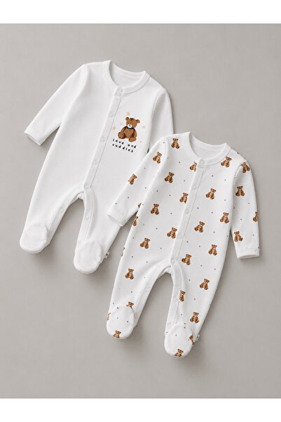 My Babies Label بدلة موسمية من قطعتين مصنوعة من القطن بنسبة 100% مع قفازات ذا...