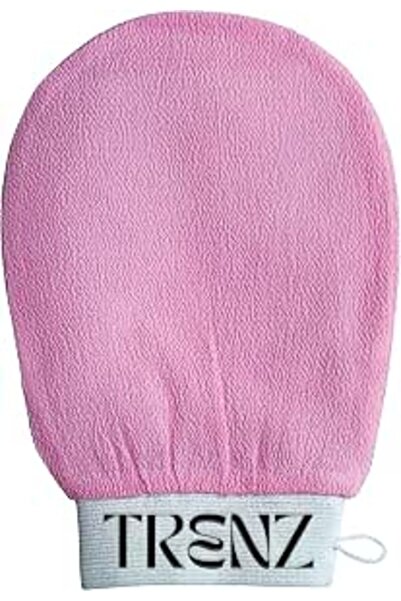 TRENZ Exfoliating Skin Scrubber Loofah Viscose Bath Glove for Home Moroccan B...