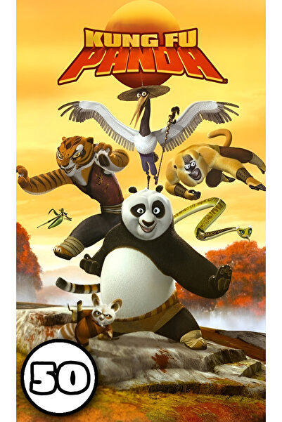 Kung-Fu Panda Βιβλίο ζωγραφικής, 50 εικονογραφήσεις Kung Fu Panda, A4
