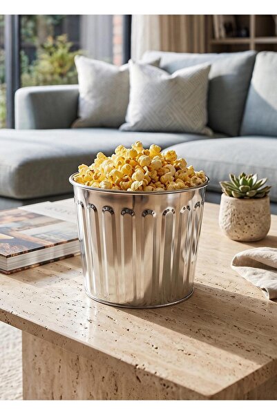 The Mia Popcorn and Chips Bowl Chrome