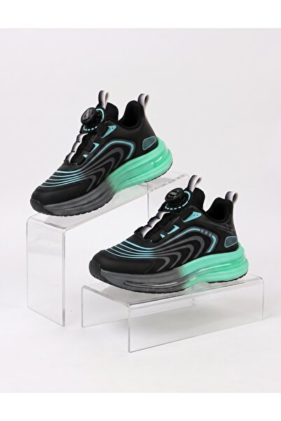MiniKids Adidasi Sport, Speed-Apawwa negru-verde