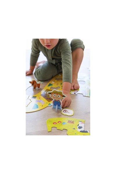 GOULA Puzzle Fermă XXL