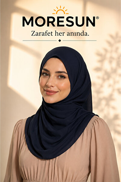 MORESUN Practical Hijab Sandy Shawl - Ready-To-Wear Turban Hijab Scarf Prayer...