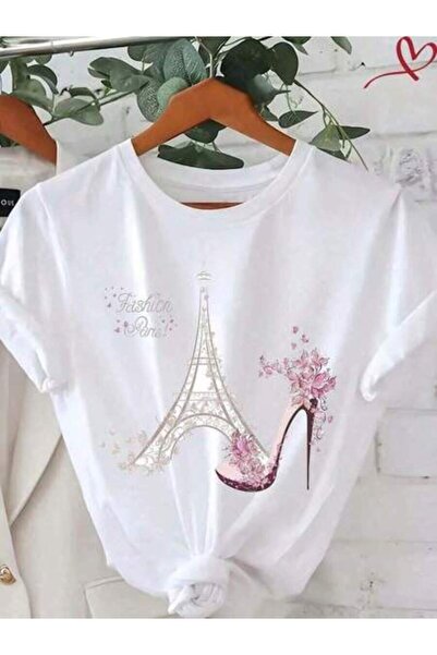 23ERVA Women's T-Shirt , Short Sleeve Round Neck Casual Top, Soft Breathable ...