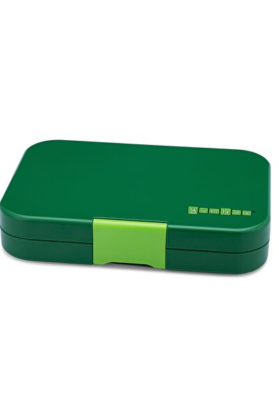 YumBox - Tapas Palm Green With 5 Compartments - Jungle Tray