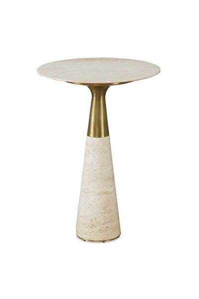 UTTERMOST Pier Accent Table Beige Travertine