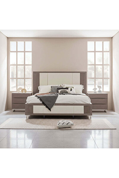 Roots Furniture سرير كينج من خشب الأبنوس