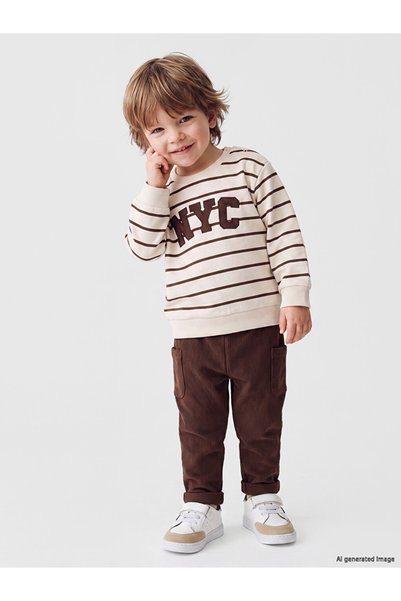 LC Waikiki I Striped Nyc Printed Baby Boy Suit from Freezen Store