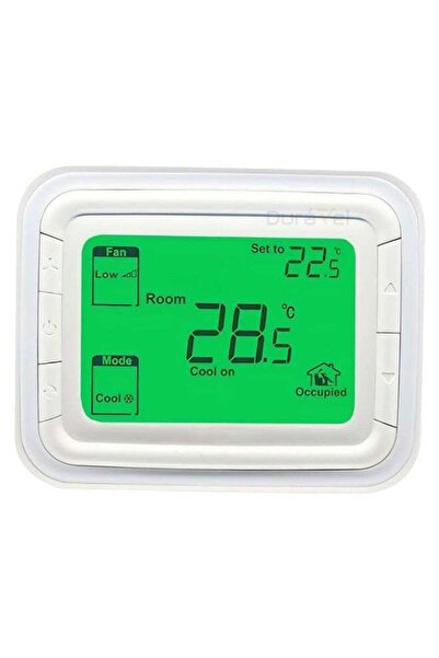 Duravel Digital LCD Thermostat with Green Backlight Display, Temperature Cont...
