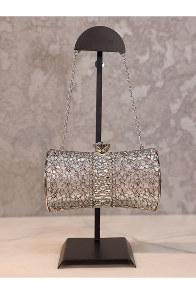 EVASAMLİSHOESBAG Dantel İşleme Detaylı Abiye Çanta