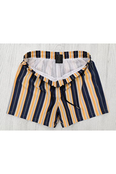 Veraura Lifestyle Striped Swim Shorts with Pockets, Mesh Lining, Quick Drying...