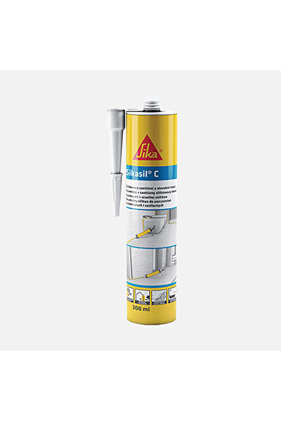 Sika Sikasil C3000 CC Silikon Mastik Beyaz Kartuş
