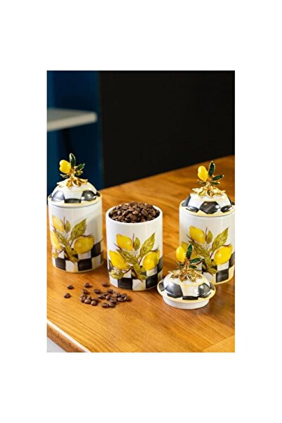 Empressco Porselen Emaye 3'lü Baharat Takımı, şık ve kullanışlı set