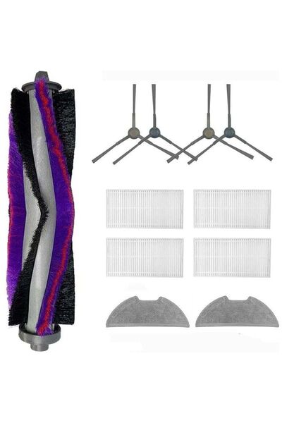 STARSTAR Replacement kit for Eureka E10S robot vacuum: 1 main brush, 2 side b...