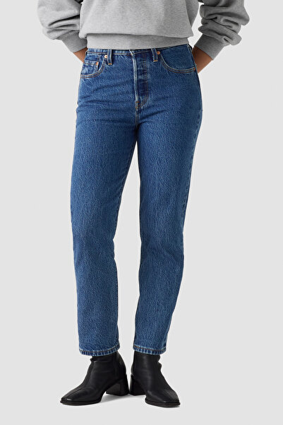 Levi's 501 Crop Listen To Yourself T2 Med Indigo Γυναικείο Τζιν