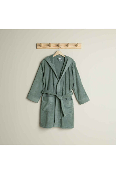 Linens Premium Pamuk M Bornoz Haki (400 G/M²)