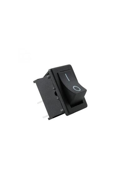 Somogyi Elektronic Διακόπτης 3A 250V 1 κύκλωμα 2 θέσεις ON-OFF μαύρος σε εσοχ...